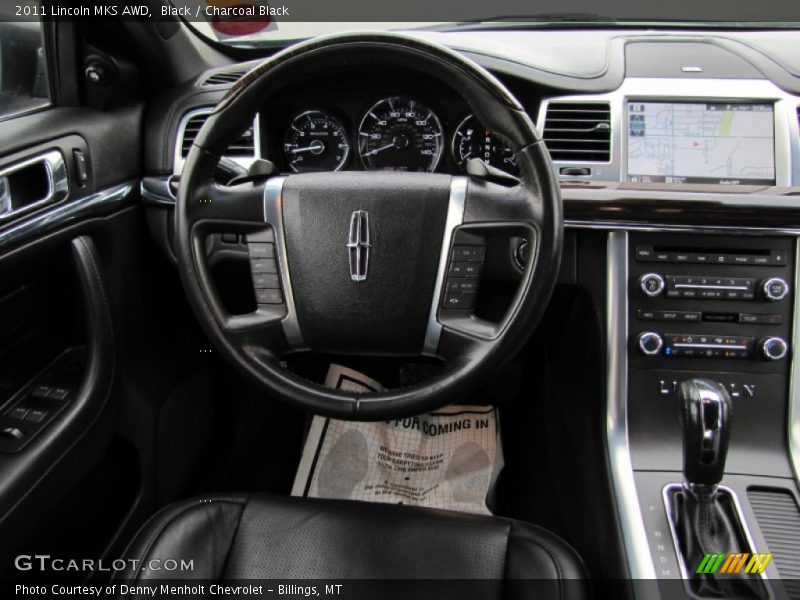 Black / Charcoal Black 2011 Lincoln MKS AWD