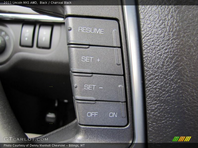 Controls of 2011 MKS AWD