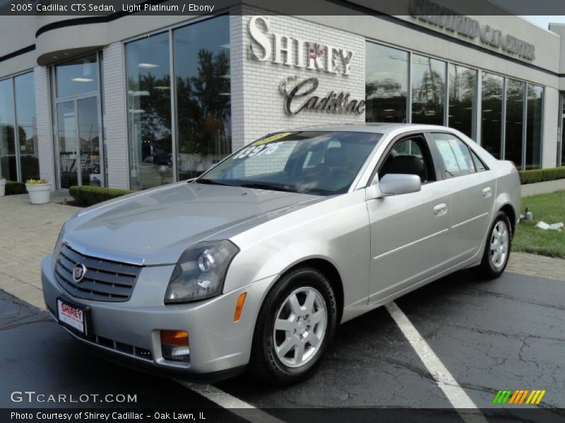 Light Platinum / Ebony 2005 Cadillac CTS Sedan