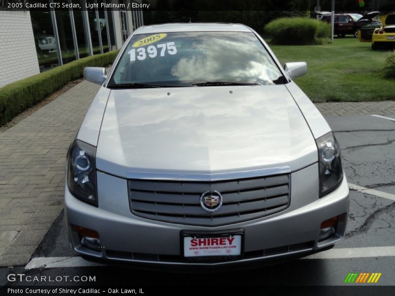 Light Platinum / Ebony 2005 Cadillac CTS Sedan