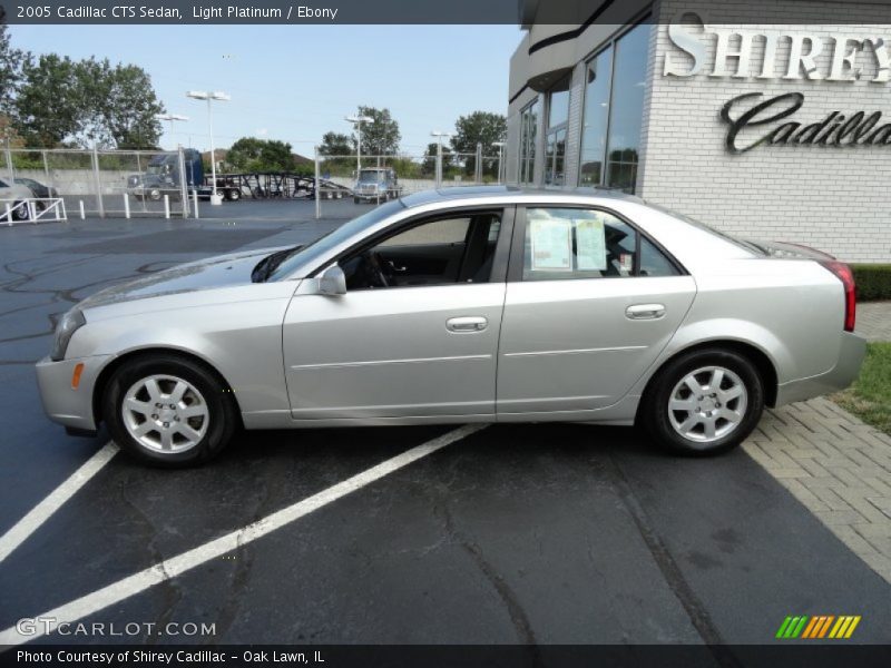 Light Platinum / Ebony 2005 Cadillac CTS Sedan