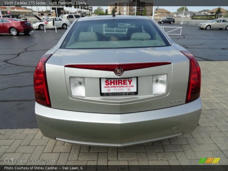 Light Platinum / Ebony 2005 Cadillac CTS Sedan