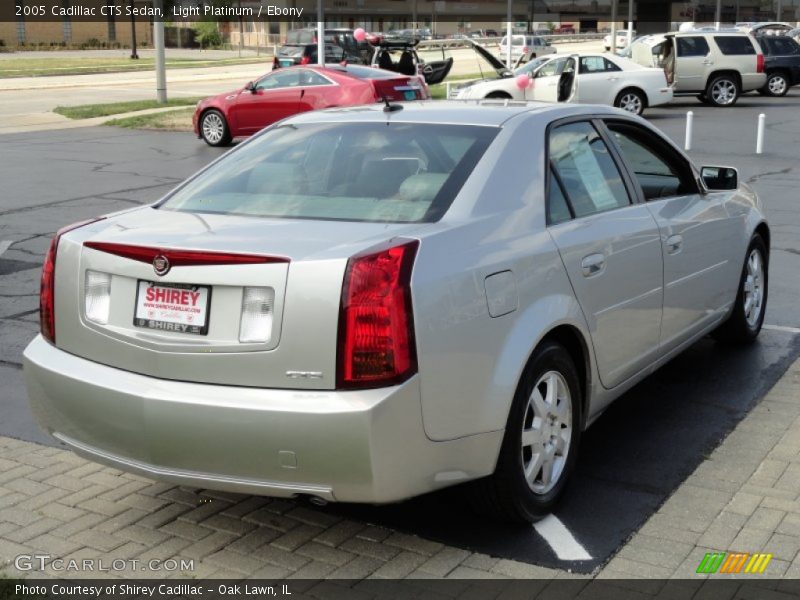 Light Platinum / Ebony 2005 Cadillac CTS Sedan
