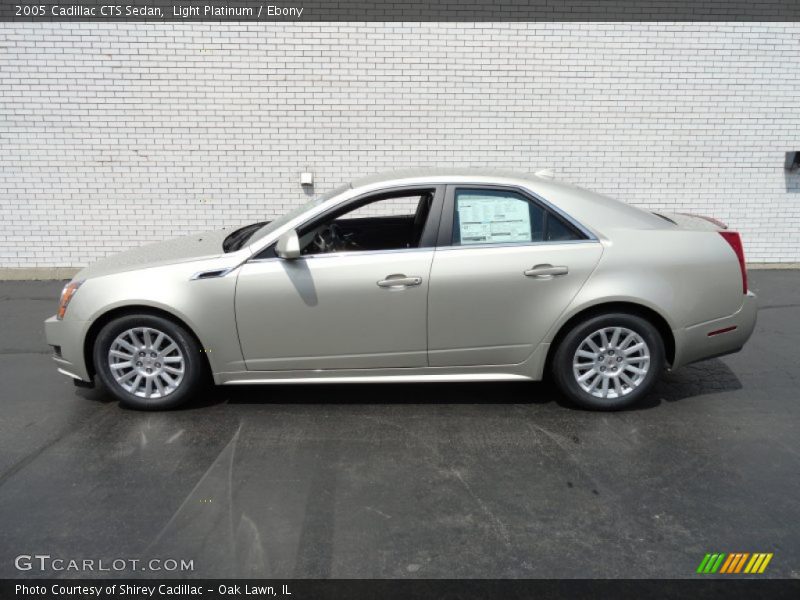 Light Platinum / Ebony 2005 Cadillac CTS Sedan