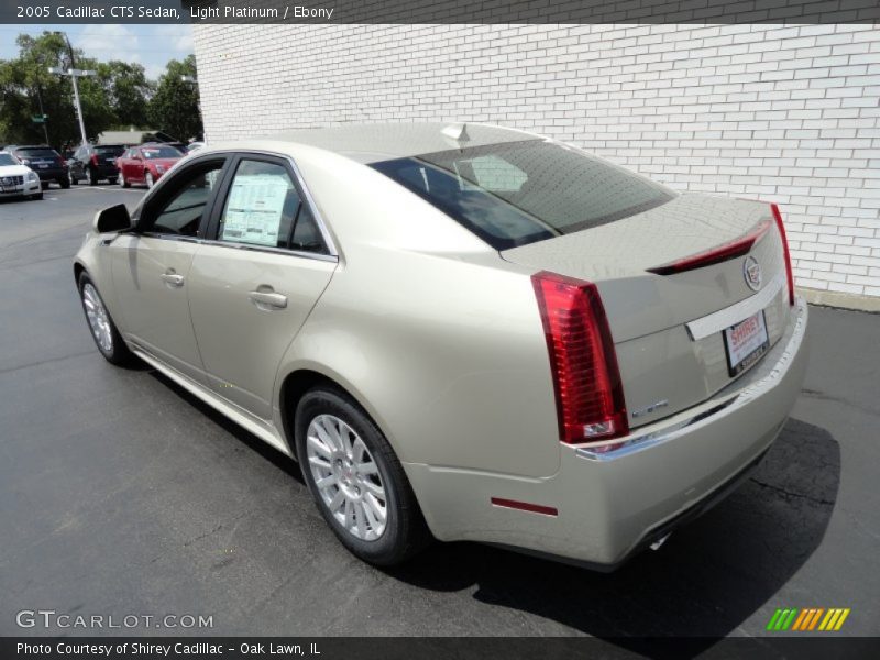 Light Platinum / Ebony 2005 Cadillac CTS Sedan