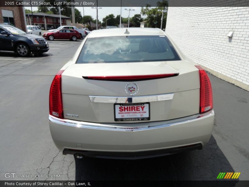 Light Platinum / Ebony 2005 Cadillac CTS Sedan