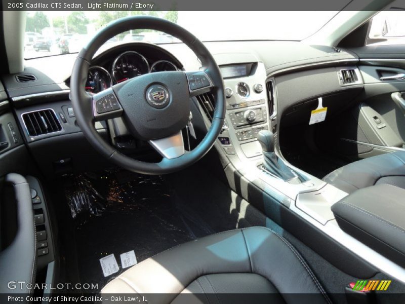 Light Platinum / Ebony 2005 Cadillac CTS Sedan