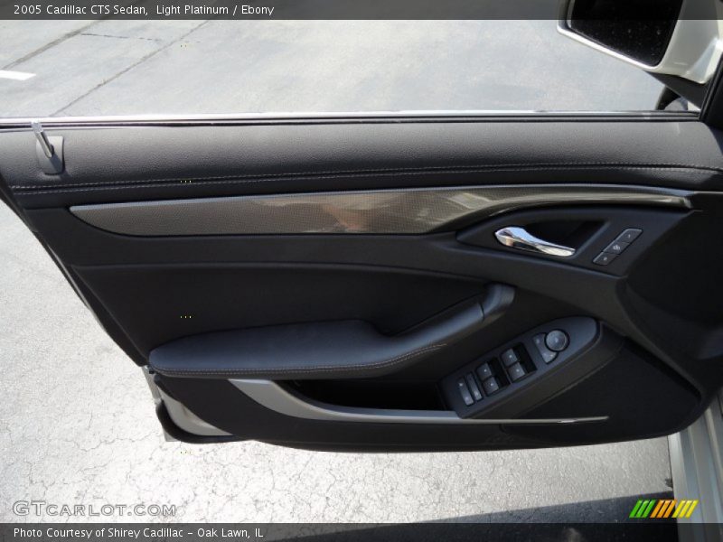 Light Platinum / Ebony 2005 Cadillac CTS Sedan