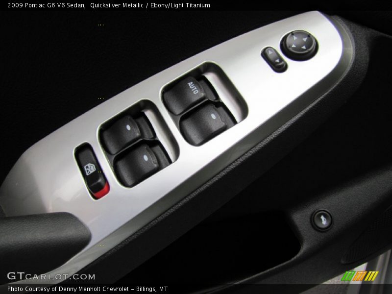 Quicksilver Metallic / Ebony/Light Titanium 2009 Pontiac G6 V6 Sedan