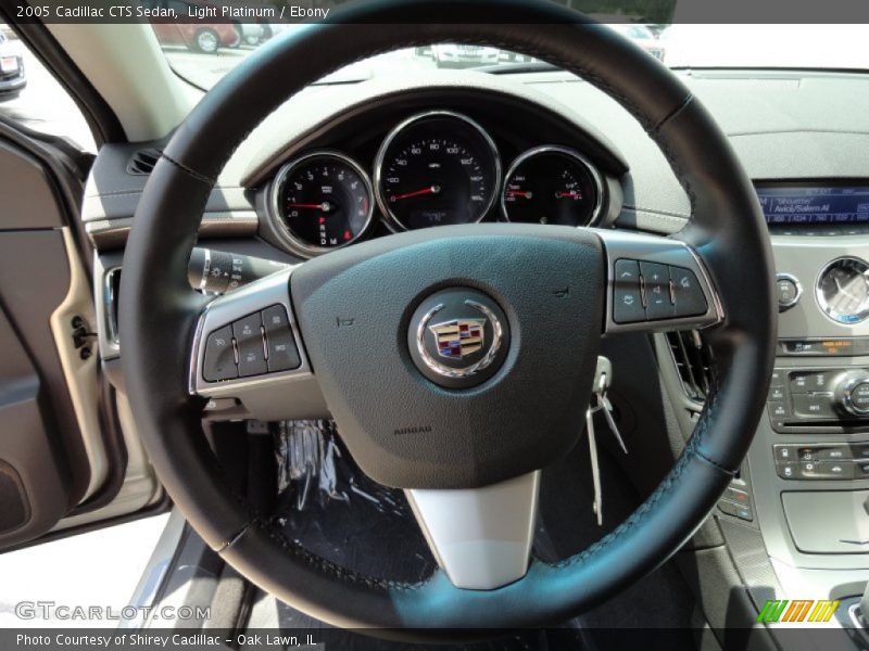 Light Platinum / Ebony 2005 Cadillac CTS Sedan