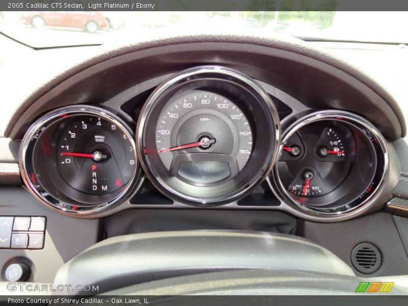Light Platinum / Ebony 2005 Cadillac CTS Sedan