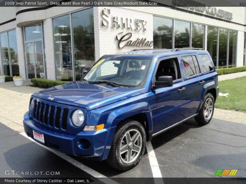 Deep Water Blue Pearl / Dark Slate Gray/Medium Slate Gray 2009 Jeep Patriot Sport