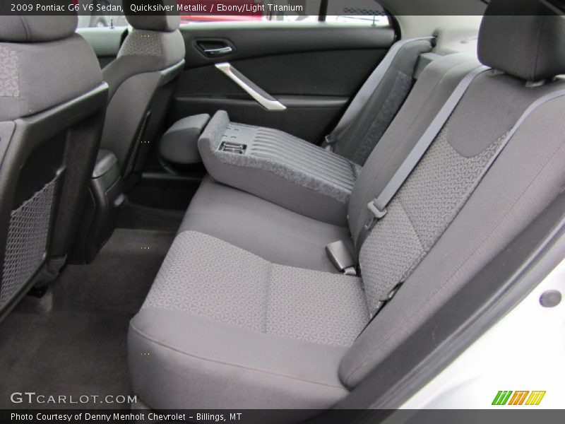 Quicksilver Metallic / Ebony/Light Titanium 2009 Pontiac G6 V6 Sedan