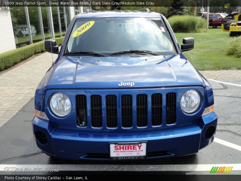 Deep Water Blue Pearl / Dark Slate Gray/Medium Slate Gray 2009 Jeep Patriot Sport