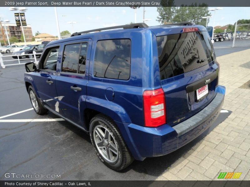 Deep Water Blue Pearl / Dark Slate Gray/Medium Slate Gray 2009 Jeep Patriot Sport