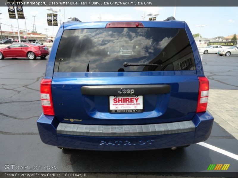 Deep Water Blue Pearl / Dark Slate Gray/Medium Slate Gray 2009 Jeep Patriot Sport