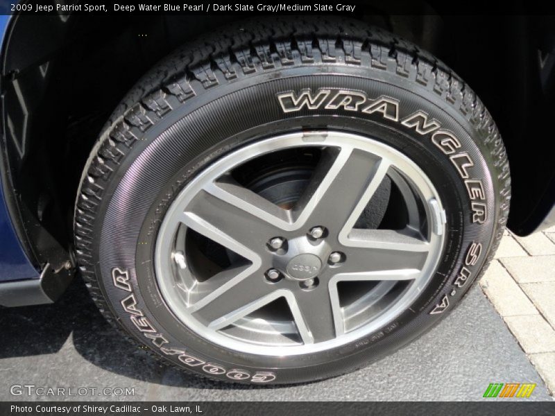 Deep Water Blue Pearl / Dark Slate Gray/Medium Slate Gray 2009 Jeep Patriot Sport