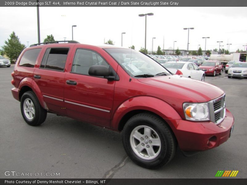 Inferno Red Crystal Pearl Coat / Dark Slate Gray/Light Slate Gray 2009 Dodge Durango SLT 4x4