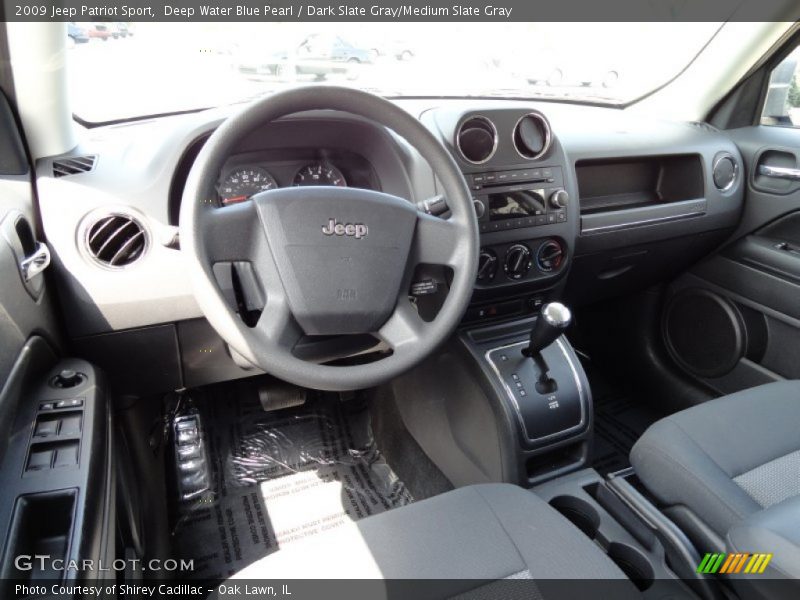 Deep Water Blue Pearl / Dark Slate Gray/Medium Slate Gray 2009 Jeep Patriot Sport