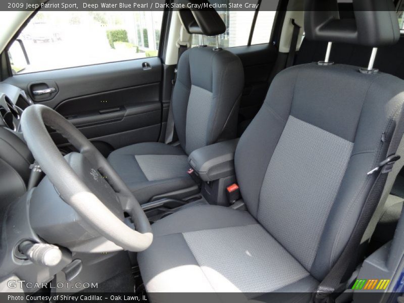 Deep Water Blue Pearl / Dark Slate Gray/Medium Slate Gray 2009 Jeep Patriot Sport