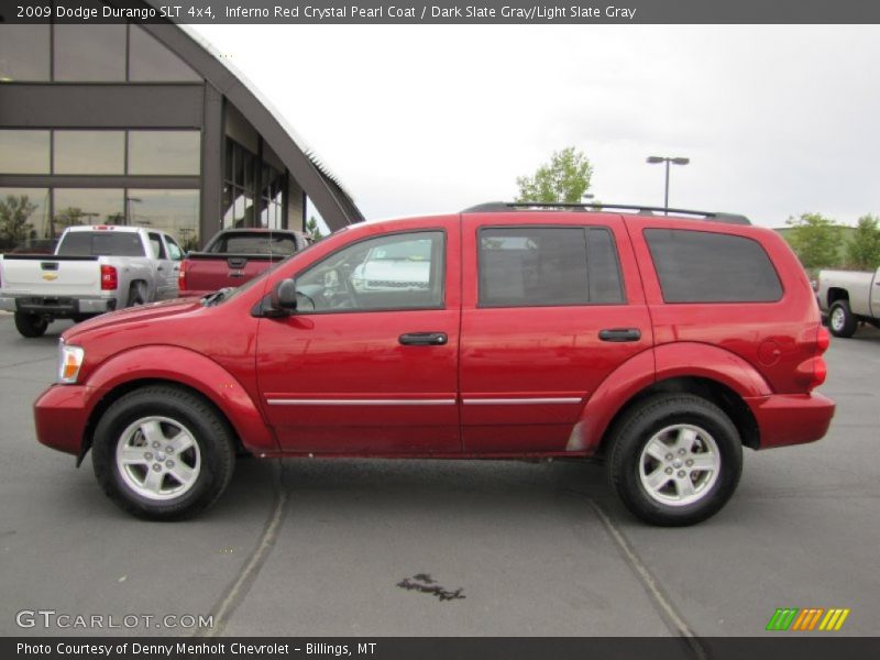  2009 Durango SLT 4x4 Inferno Red Crystal Pearl Coat