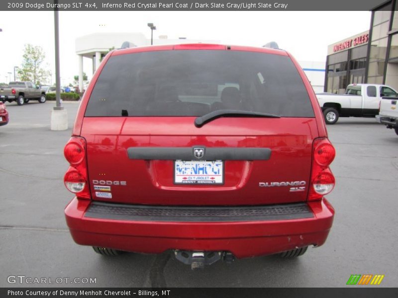 Inferno Red Crystal Pearl Coat / Dark Slate Gray/Light Slate Gray 2009 Dodge Durango SLT 4x4