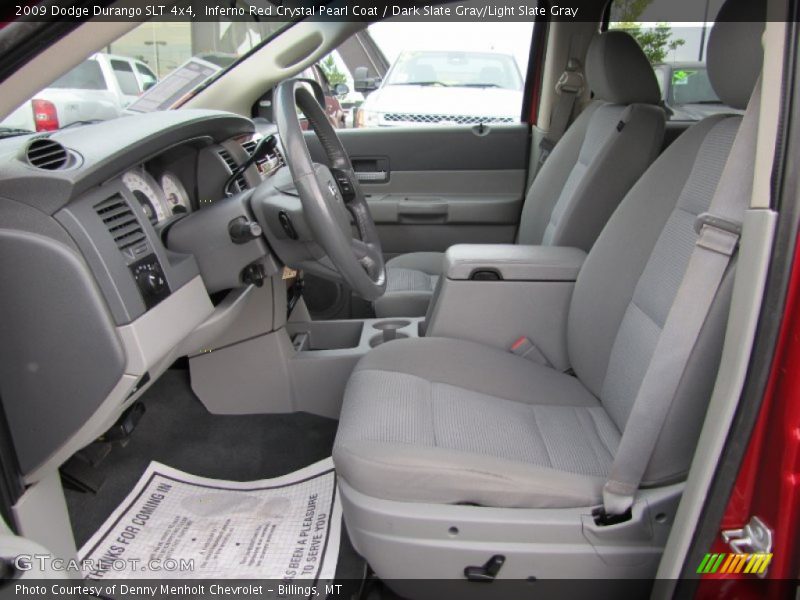 Front Seat of 2009 Durango SLT 4x4