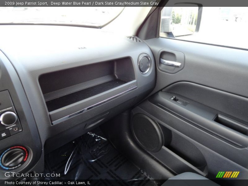 Deep Water Blue Pearl / Dark Slate Gray/Medium Slate Gray 2009 Jeep Patriot Sport