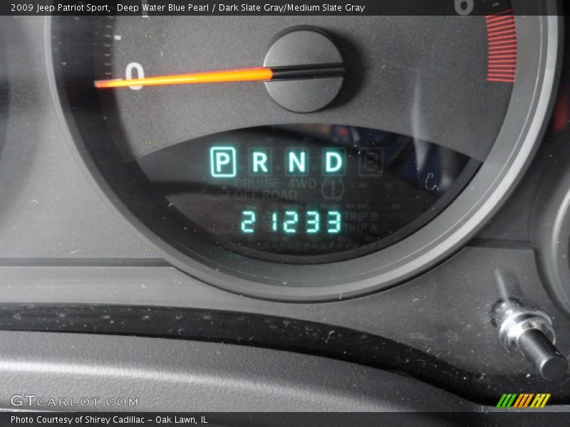 Deep Water Blue Pearl / Dark Slate Gray/Medium Slate Gray 2009 Jeep Patriot Sport