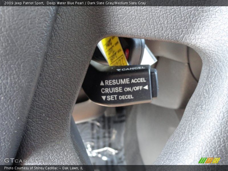 Deep Water Blue Pearl / Dark Slate Gray/Medium Slate Gray 2009 Jeep Patriot Sport