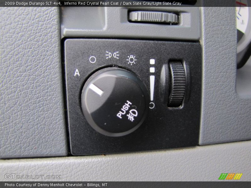 Controls of 2009 Durango SLT 4x4