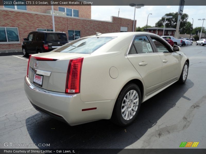 Silver Coast Metallic / Ebony 2013 Cadillac CTS 3.0 Sedan