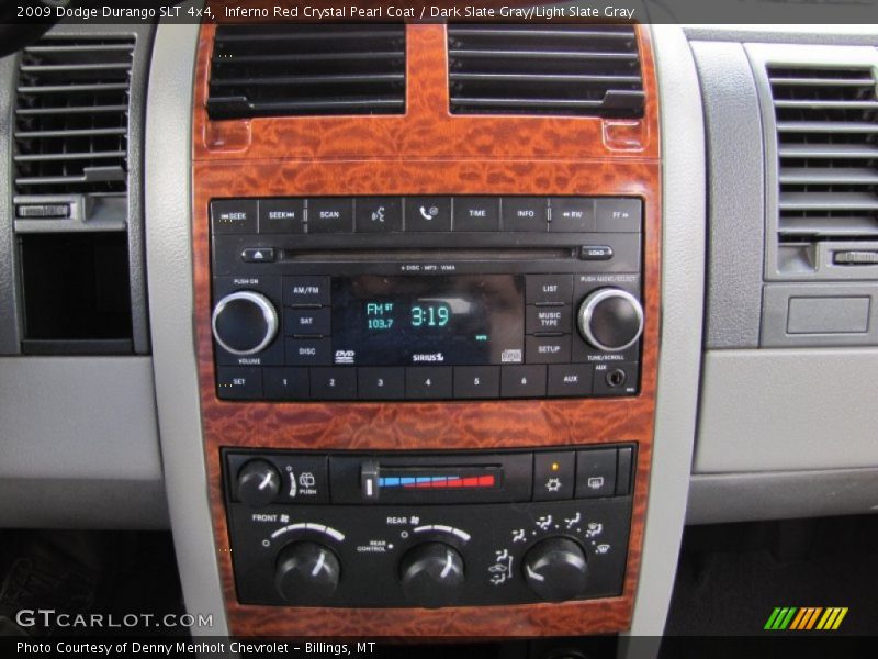 Controls of 2009 Durango SLT 4x4