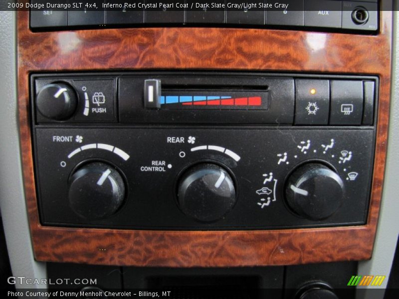 Controls of 2009 Durango SLT 4x4