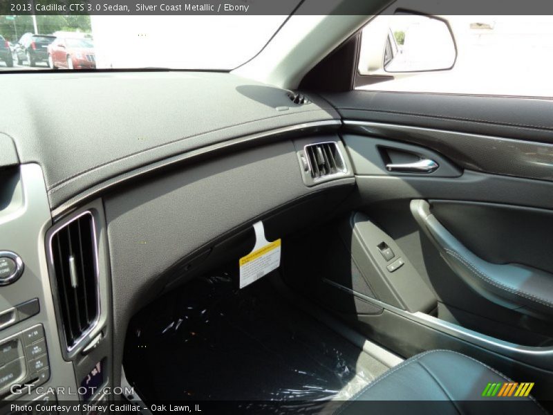 Silver Coast Metallic / Ebony 2013 Cadillac CTS 3.0 Sedan