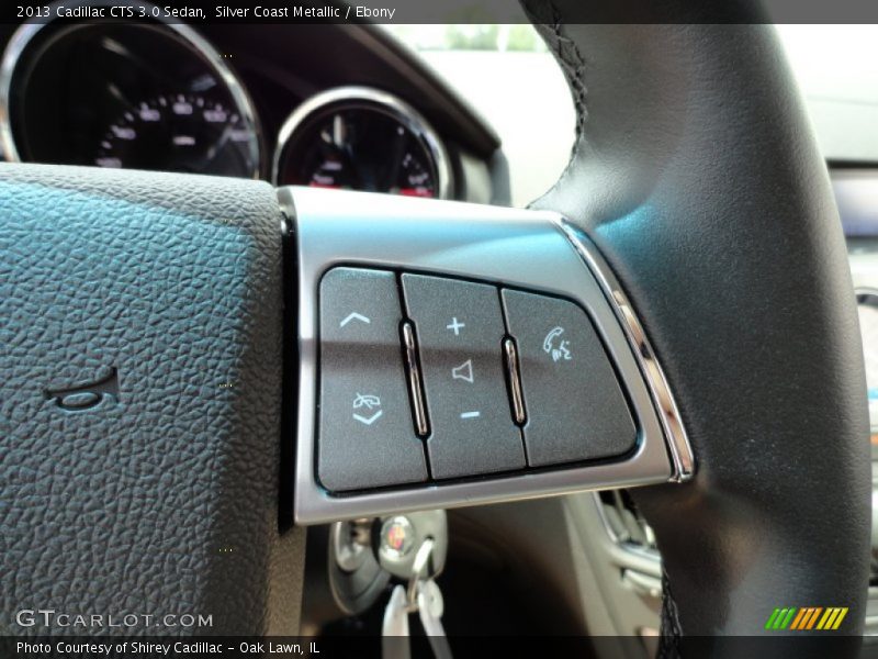 Silver Coast Metallic / Ebony 2013 Cadillac CTS 3.0 Sedan