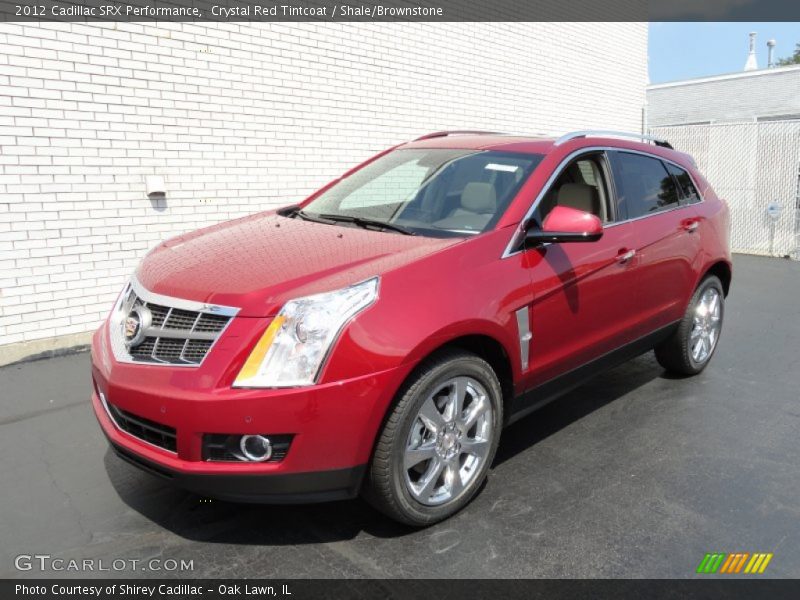 Crystal Red Tintcoat / Shale/Brownstone 2012 Cadillac SRX Performance