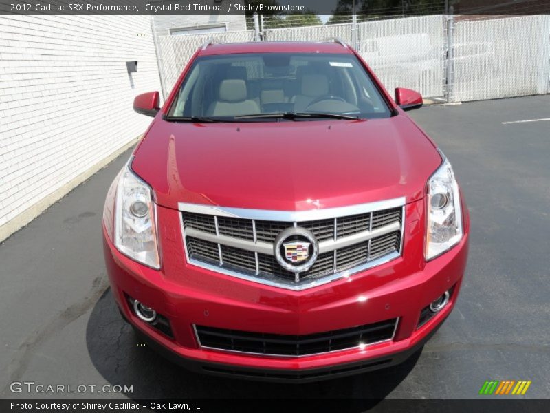 Crystal Red Tintcoat / Shale/Brownstone 2012 Cadillac SRX Performance