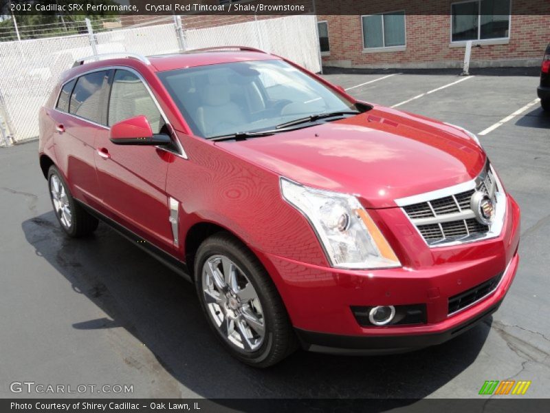 Crystal Red Tintcoat / Shale/Brownstone 2012 Cadillac SRX Performance