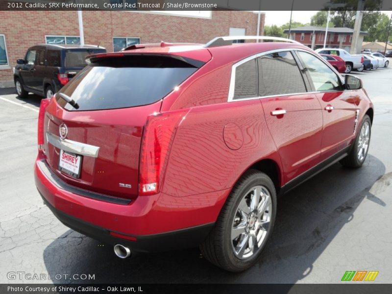 Crystal Red Tintcoat / Shale/Brownstone 2012 Cadillac SRX Performance