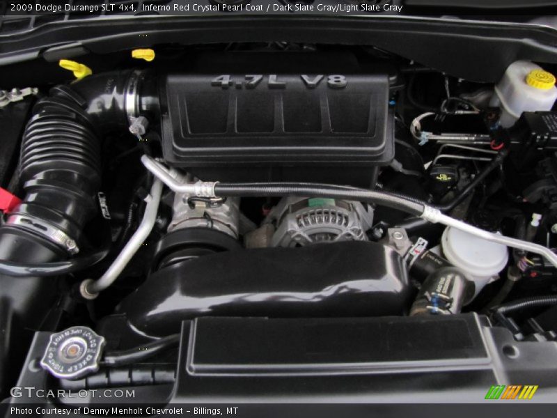  2009 Durango SLT 4x4 Engine - 4.7 Liter SOHC 16-Valve Flex-Fuel V8