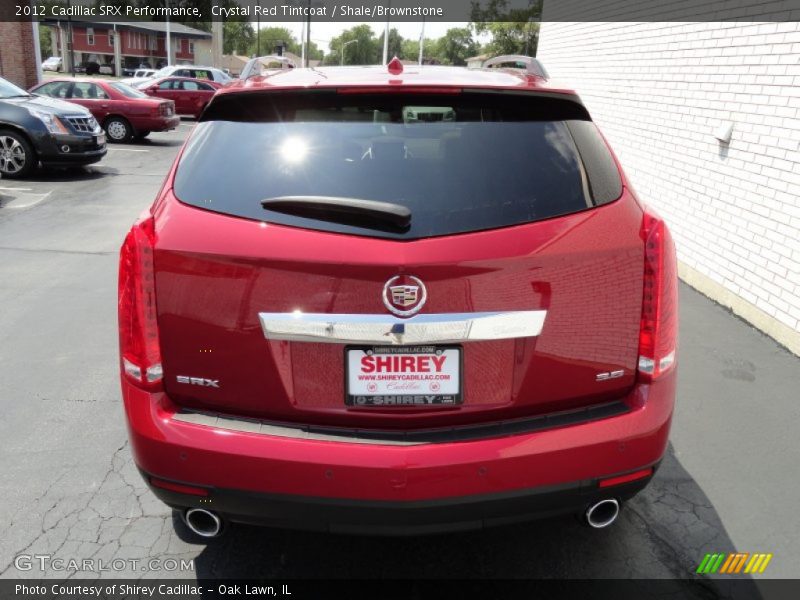 Crystal Red Tintcoat / Shale/Brownstone 2012 Cadillac SRX Performance