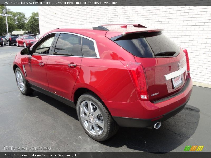 Crystal Red Tintcoat / Shale/Brownstone 2012 Cadillac SRX Performance