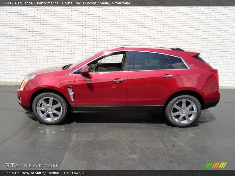 Crystal Red Tintcoat / Shale/Brownstone 2012 Cadillac SRX Performance