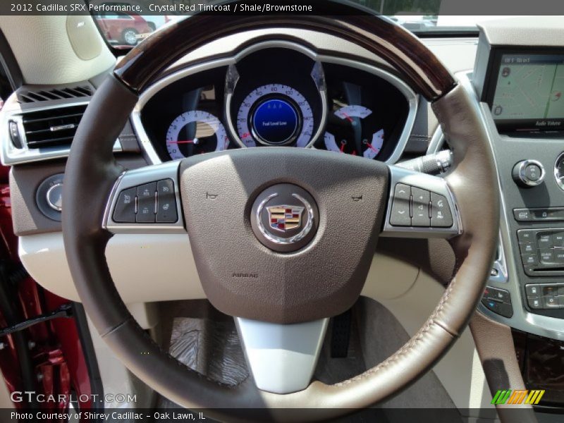 Crystal Red Tintcoat / Shale/Brownstone 2012 Cadillac SRX Performance