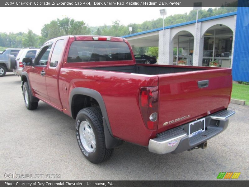  2004 Colorado LS Extended Cab 4x4 Dark Cherry Red Metallic