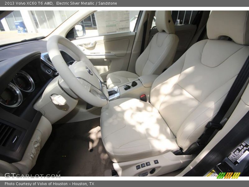 Electric Silver Metallic / Sandstone 2013 Volvo XC60 T6 AWD