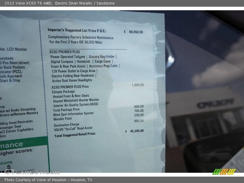 Electric Silver Metallic / Sandstone 2013 Volvo XC60 T6 AWD