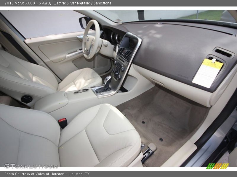 Electric Silver Metallic / Sandstone 2013 Volvo XC60 T6 AWD