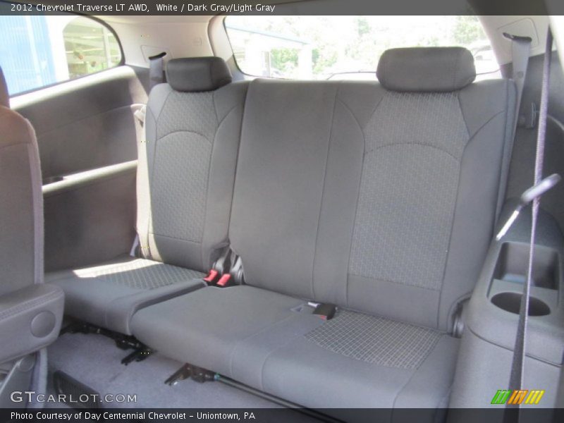 White / Dark Gray/Light Gray 2012 Chevrolet Traverse LT AWD